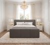 AX LIVING Boxspringbett 140x200 Braun Ankarra Bett mit Stauraum Bild 2