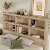 Doppelbett aus Spanplatte mit Stauraum & USB-Anschluss, 160x200 cm, Natur, ohne Matratze Bild 2