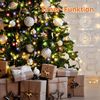 SALCAR 1,5m Weihnachtsbaum Lichterkette mit Ring und 8 Girlanden Bild 4