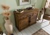 Sideboard Mango 120x45x90 dunkelbraun geölt RODEZ #120 Bild 2
