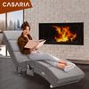 Casaria Relaxliege London Massage Leinenoptik Grau Bild 2