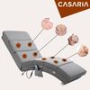 Casaria Relaxliege London Massage Leinenoptik Grau Bild 5