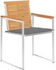 vidaXL 4 Stk. Gartenstühle mit Kissen Massivholz Teak 3078555 Bild 2