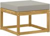 vidaXL Outdoor-Sofagarnitur 8 pcs Weiß und Hellgrau 3387975 Bild 5