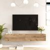 Fernsehtisch Lapinlahti 180 x 31,5 x 29,5 cm Eiche rustikal [en. casa] Bild 4
