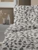 Irisette Feinbiber Bettwäsche Koala 155x220 Blätter silber grau natur 8588-11 Bild 2