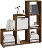 vidaXL Treppenregal Räuchereiche 107 cm Holzwerkstoff 342606 Bild 3