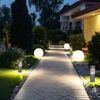 7er Set LED Solarlampe, Erdspieß, Kugel Bild 2