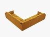 Micadoni Ecksofa Kaelle 7-Sitzer Samt Bluvel Gelb Bild 3