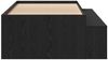 vidaXL Bettrahmen Schwarz Eichen-Optik 90 x 190 cm Holzwerkstoff 3335206 Bild 5