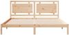 vidaXL Massivholzbett Extra Lang ohne Matratze 180x210 cm 3309191 Bild 4