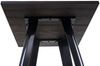 Stehtisch HWC-A73 inkl. Holz-Tischplatte, Bistrotisch Bartisch, Metall Industriedesign FSC® 107x60x60cm ~ schwarz Bild 4