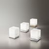FABAS LUCE No. 3407-30-178 LED Tischleuchte Brenta weiß nickel 14 cm Touchdimmer Bild 2