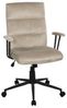 Bürostuhl >Fina< ergonomischer Wippmechanik, sand, Velours - 57x103x57cm (BxHxT) Bild 3