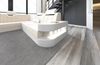 Stoff Wohnlandschaft Wave XL Materialmix - Mikrofaserstoff - Elfenbein-Weiß - Rechts Bild 2