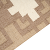 Teppich Jute beige 160 x 230 cm geometrisches Muster Kurzflor KONURTAY Bild 5