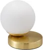 Vente-unique - SOFIA Table lamp Metall WeißGold - B 16 cm x H 15,5 cm x L 16 cm Bild 2