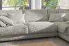 KAWOLA Sofa MADELINE Ecksofa Cord steingrau Recamiere rechts 86 x 224 x 325 cm Bild 5