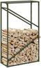 vidaXL Brennholzregal Olivgrün 60x25x100 cm Kaltgewalzter Stahl 864330 Bild 4