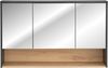 Spiegelschrank 'Burbon', Graphit matt/Artisan Eiche, 75x120 cm Bild 2