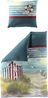 Bettwäsche Bierbaum Mako Satin 5257-20 Strandhaus Maritim blau 135x200 Bild 5