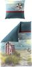 Bettwäsche Bierbaum Mako Satin 5257-20 Strandhaus Maritim blau 135x200 Bild 4