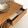 IDIMEX Lowboard ADAMO, Sideboard 180 cm aus Massivholz mit Lamellenschiebetüren Eiche Finish Bild 3