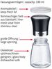 WESTMARK Zuckerstreuer für Puderzucker »Blacky« mit Aromadeckel, 190 ml Bild 4