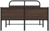 vidaXL Bettgestell ohne Matratze 120x190 cm Braun Eichen-Optik 4100497 Bild 5