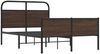 vidaXL Bettgestell ohne Matratze 120x190 cm Braun Eichen-Optik 4100497 Bild 3