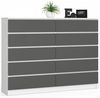 Raumhirsch Furniture Kommode mit 8 Schubladen 160 cm breit Holz Schrank, (viele Farbvarianten - Maße: 161 x 121 x 40 cm) - Hochwertig & stabil Bild 5