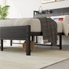 STILVORA Jugendbett Metallbett 140x200 Gepolsterte Kopfteil Bettgestell bett mit Steckdose (1-tlg) Bild 2