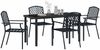 vidaXL Garten Essgruppe 5 pcs Anthrazit Pulverbeschichteter Stahl 3379305 Bild 3