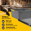 MONZANA® 4x Aufbewahrungsbox mit Deckel 18L Kunststoff Bild 4