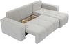 Mirjan24 'Furyn' Ecksofa mit Bettkasten und Schlaffunktion, L-Form, dunkelbeige, 244 x 145 x 82 cm Bild 5