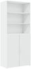 vidaXL Highboard Weiß 80x42,5x249 cm Holzwerkstoff 3281357 Bild 4