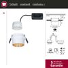 Paulmann No. 93381 LED Einbauleuchten Set Gil 6W IP44 2700K Weiß Gold 3-Stufen dimmbar Bild 5