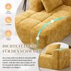 LVHOM Chaiselongue Schlafsofa mit Kissen, Lounge Sessel Relaxsessel Einzelsessel mit Seitentasche, Sofa Schlaffunktion, Sessel für Wohnzimmer Bild 3