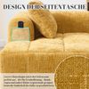 LVHOM Chaiselongue Schlafsofa mit Kissen, Lounge Sessel Relaxsessel Einzelsessel mit Seitentasche, Sofa Schlaffunktion, Sessel für Wohnzimmer Bild 4