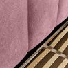 Polsterbett Doppelbett GRACIA 160x200cm Komplettset in Stoff Allora Rosa Bild 5