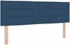 vidaXL Boxspringbett mit Matratze mit Kopfteil Blau 140 x 190 cm Stoff 3340149 Bild 5