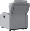 vidaXL Elektrischer Massagesessel mit Aufstehhilfe Hellgrau Stoff 3204518 Bild 5