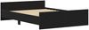 vidaXL Bettgestell ohne Matratze Schwarz Eichen-Optik 120x200 cm 3329318 Bild 5
