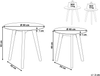 Couchtisch rund Glas 2er Set MISSOURI Bild 2