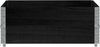 vidaXL Paletten-Aufsatzrahmen 2 Stk. Schwarz 100x100 Massivholz Kiefer 4010290 Bild 3