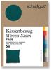 Schlafgut Woven Fade Bettwäsche|Kissenbezug einzeln 70x90 cm| petrol-deep-green-deep Bild 2