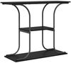 vidaXL Konsolentisch mit Regal Schwarz Eichen-Optik 101 x 35 x 80,5 cm 868469 Bild 2
