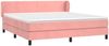 vidaXL Boxspringbett mit Matratze Rosa 160x200 cm Samt 3127384 Bild 3