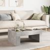 Couchtisch, Sofatisch mit Infinity-LED Betongrau 70x50x30 cm Bild 4