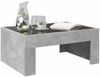 Couchtisch, Sofatisch mit Infinity-LED Betongrau 70x50x30 cm Bild 5